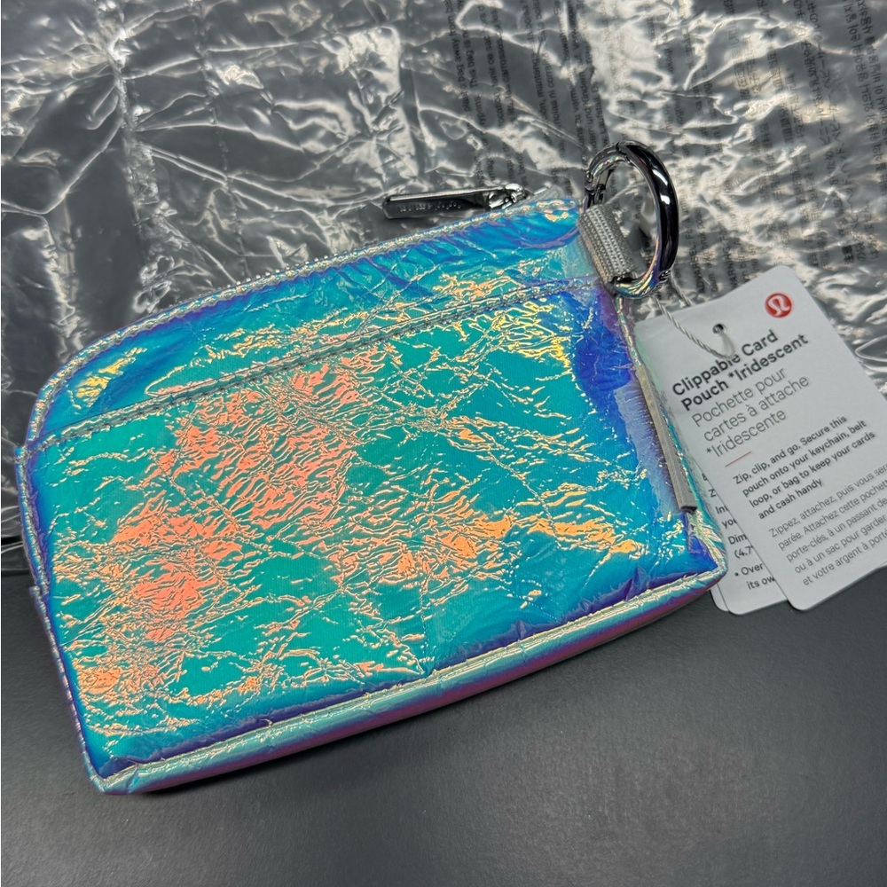 Lululemon Athletica Iridescent Clippable Card Pouch - Picture 2 of 4